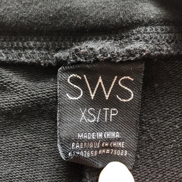 3/$25 - SWS black cotton/spandex yoga pants - Picture 3 of 11